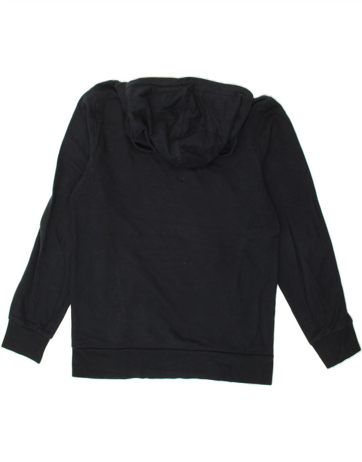 JACK & JONES Mens Hoodie Jumper Medium Navy Blue Cotton Vintage Jack & Jones and Second-Hand Jack & Jones from Messina Hembry 