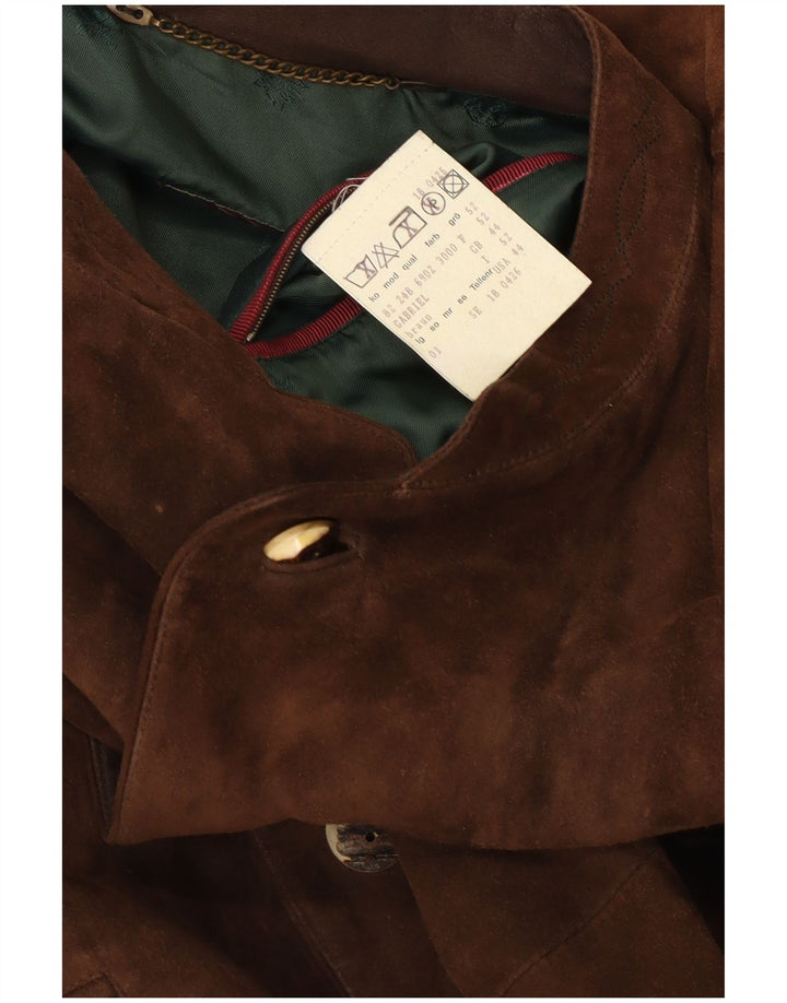 Schneiders Chaqueta de ante para hombre UK 44 2XL Marrón Cuero Clásico