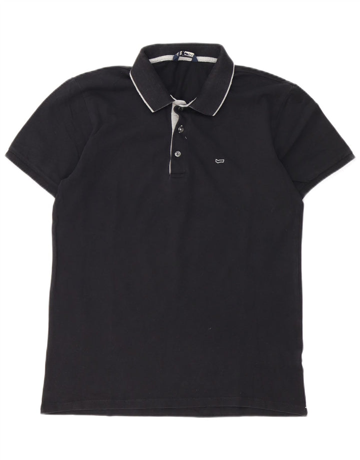 Polo Gas Hombre Negro Mediano