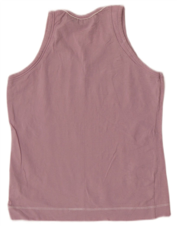 Fila Mujer Chaleco Top UK 12 Medio Rosa Algodón