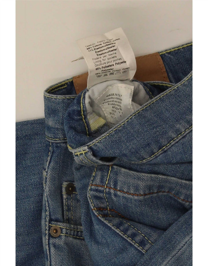 Dondup Vaqueros ajustados desgastados para hombre W33 L32 Algodón azul