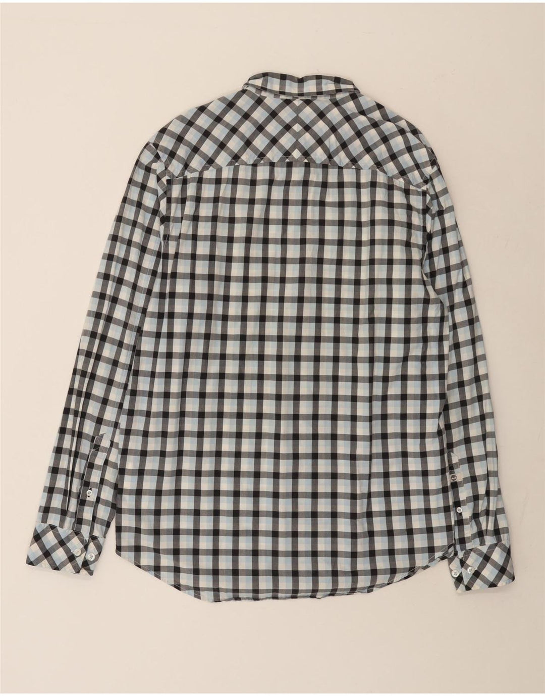 Timberland Camisa Regular Fit para Hombre Algodón A Cuadros Azul Grande