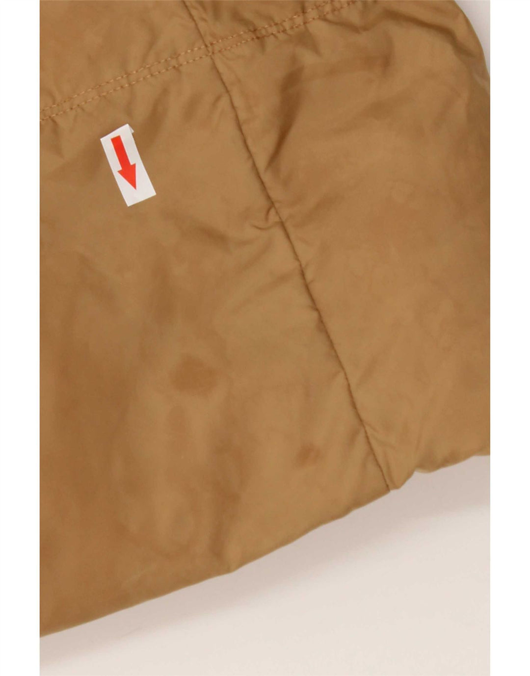 Tommy Hilfiger Abrigo acolchado con capucha para mujer UK 10 Small Marrón Poliéster