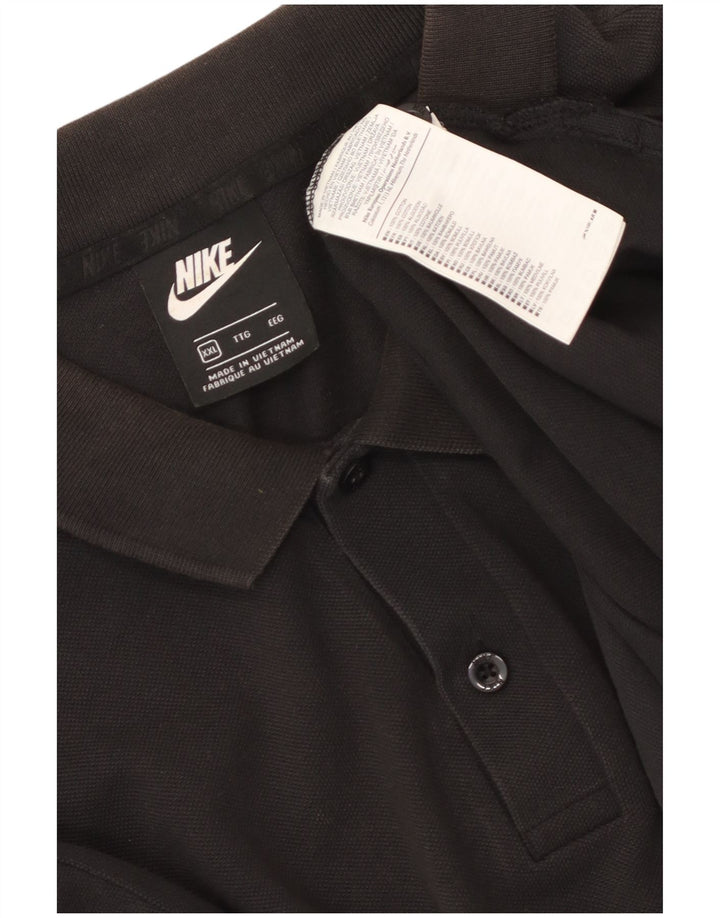 Nike Polo Hombre 2XL Algodón Negro