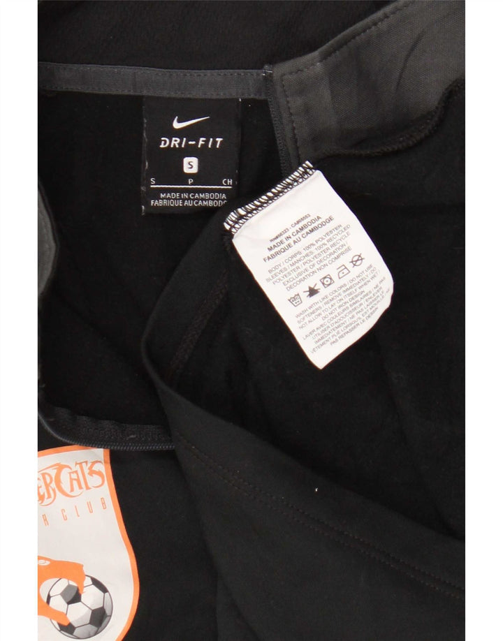 Nike Mens Graphic Pullover Chándal Top Pequeño Negro