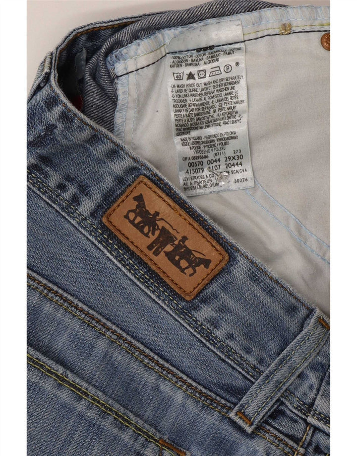 Vaqueros Levi's Mujer 570 Rectos W29 L30 Algodón Azul