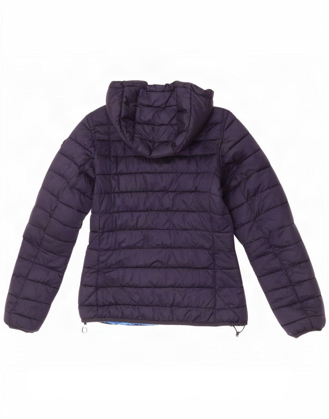 Napapijri Chaqueta acolchada con capucha para mujer UK 40 Mediana Azul marino Poliamida