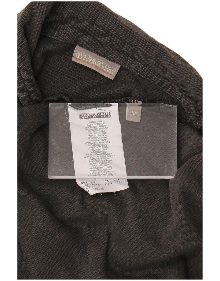 NAPAPIJRI Polo De Manga Larga Para Hombre Algodón Gris Medio