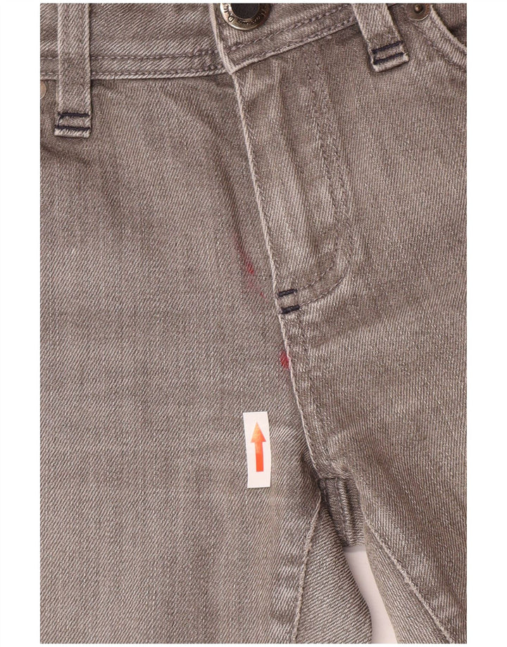 Vaqueros Pitillo Mujer Massimo Dutti W28 L33 Gris Algodón