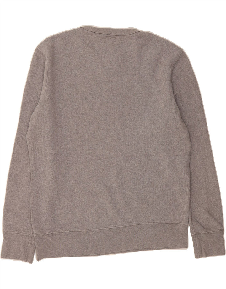 LEVI'S Womens Graphic Sweatshirt Jumper UK 14 Medium Grey Vintage Levi's and Second-Hand Levi's from Messina Hembry 
