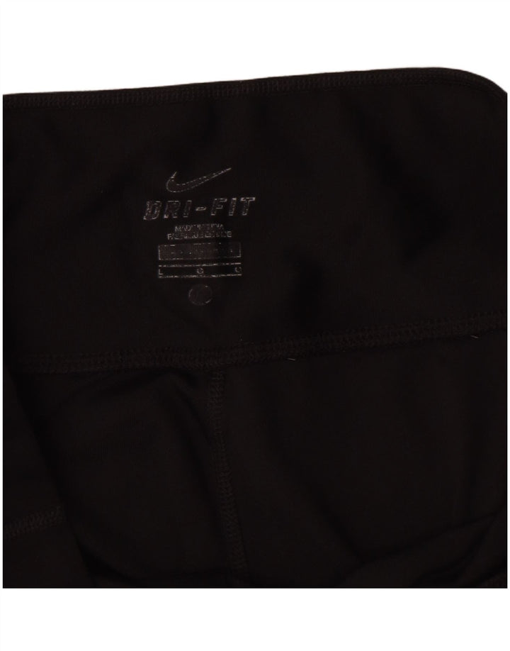 Nike - Leggings capri Dri Fit para mujer, talla 40, poliéster negro grande