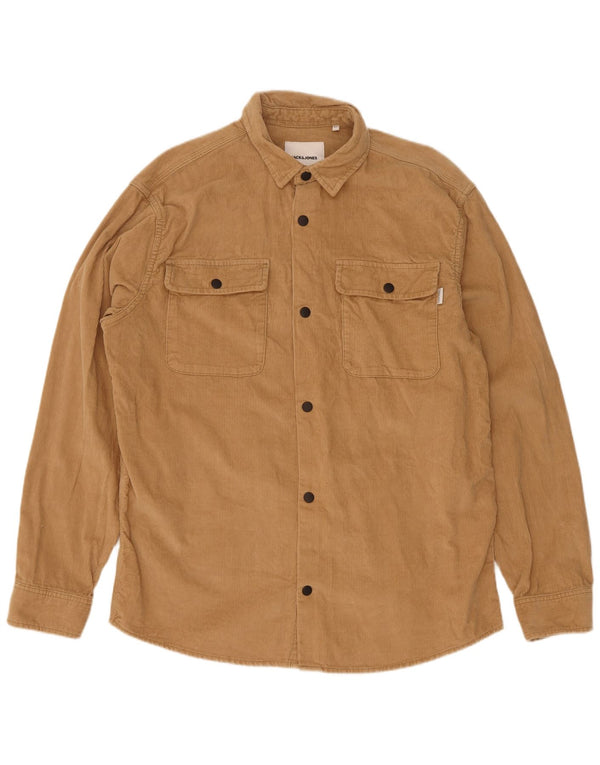 Jack & Jones Hombre Camisa De Pana XL Algodón Beige