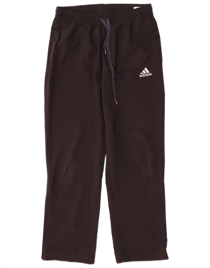 Pantalones de chándal ADIDAS para hombre, talla grande, poliéster negro