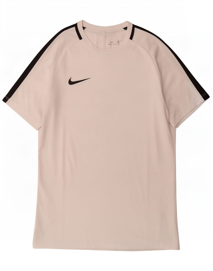 Camiseta Nike Dri Fit para hombre con bloques de color blanco mediano