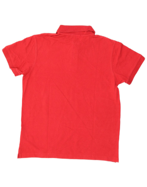 Marlboro Classics Polo Slim Fit para Hombre Rojo Medio