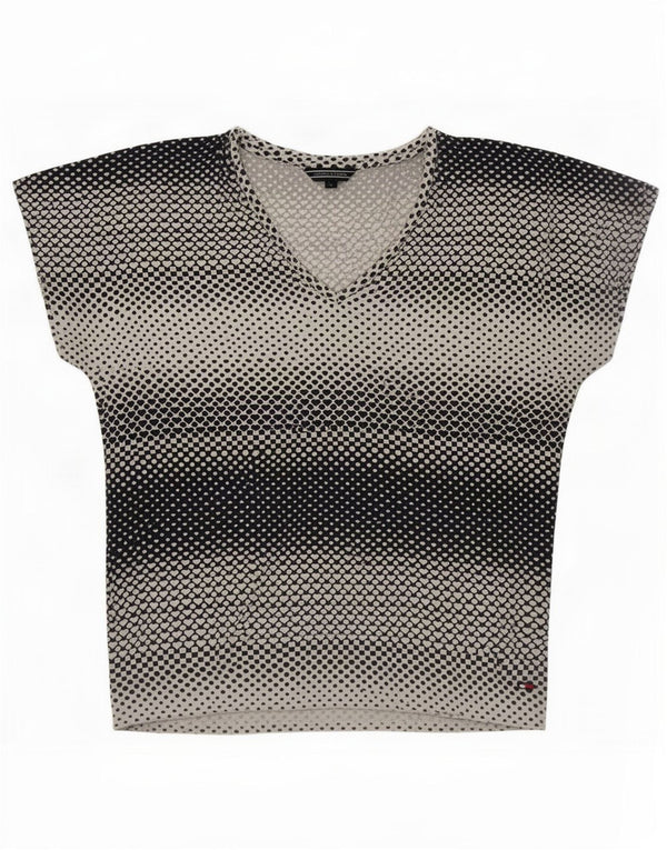 Tommy Hilfiger Camiseta extragrande para mujer UK 10 Small White Spotted