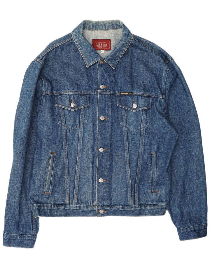 Carrera Chaqueta vaquera para hombre UK 44 2XL Algodón azul