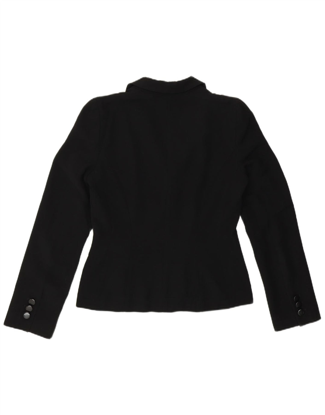Hobbs Chaqueta Blazer de 2 Botones para Mujer UK 12 Mediana Poliéster Negro