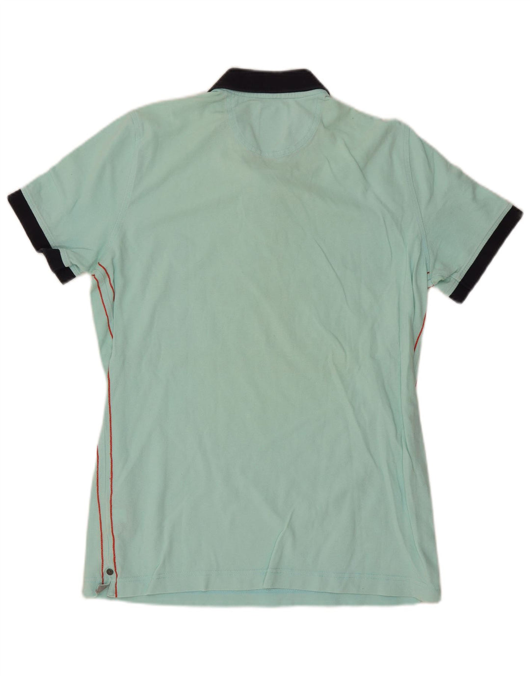 Gaastra Hombre Polo Gráfico De Algodón Color Block Azul Medio