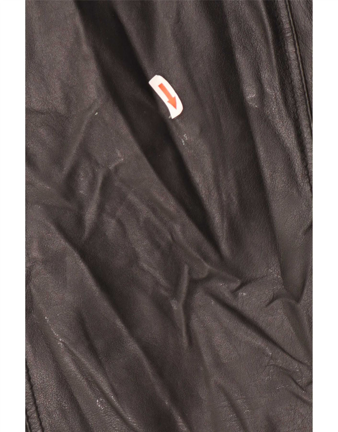 Vintage hombres chaqueta de cuero Reino Unido 36 pequeño negro