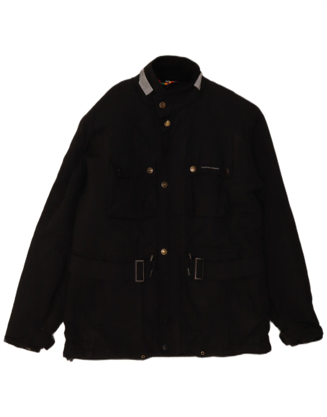 Tucano Urbano Chaqueta utilitaria para hombre ES 42 XL Poliamida negra
