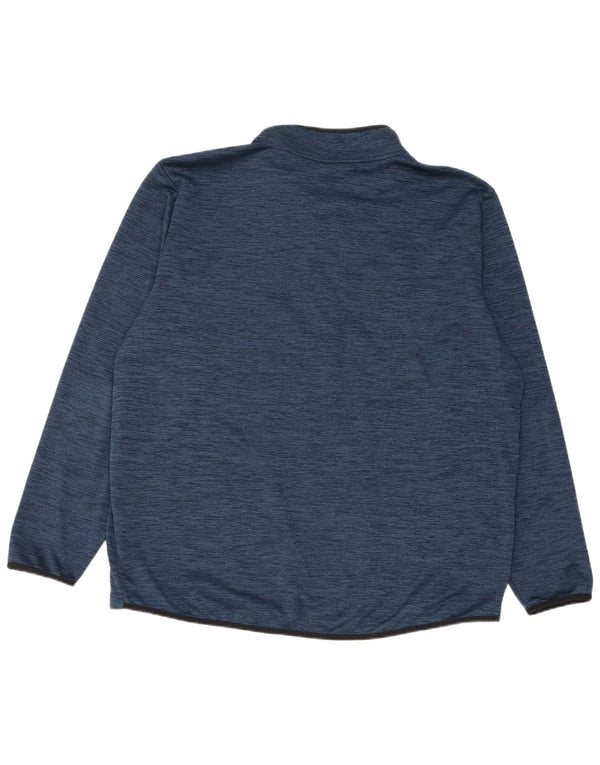 Under Armour - Chándal con cremallera y cuello para hombre, talla 2XL, color azul moteado