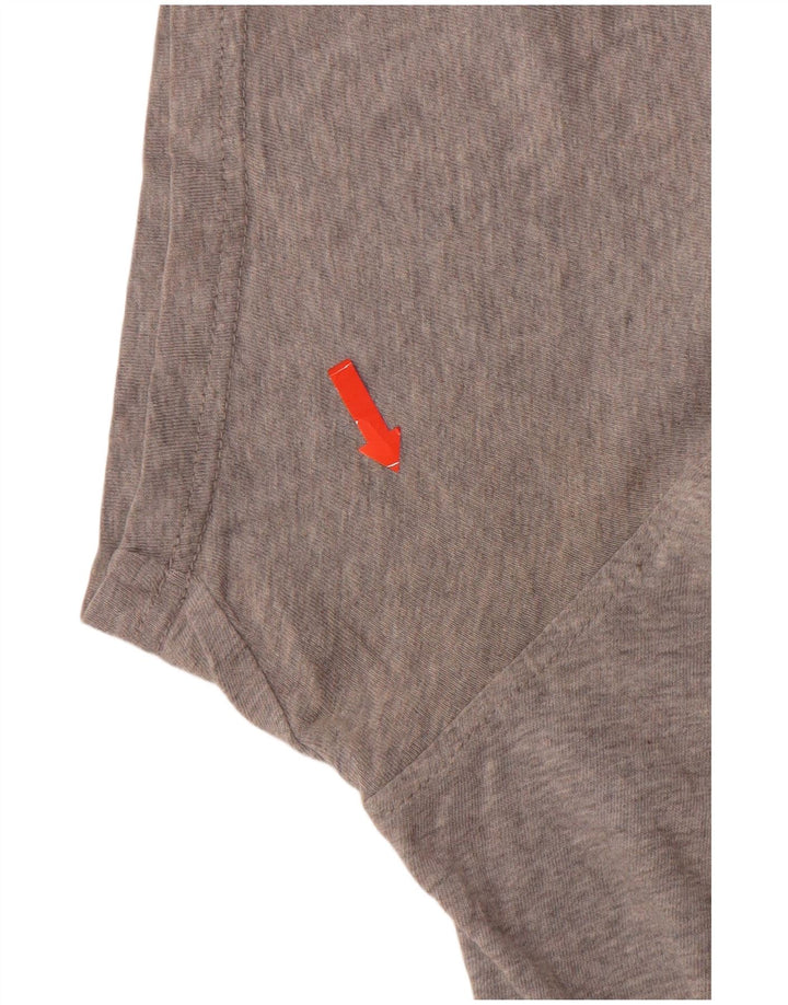 ADIDAS Camiseta gráfica para hombre Top Algodón gris medio