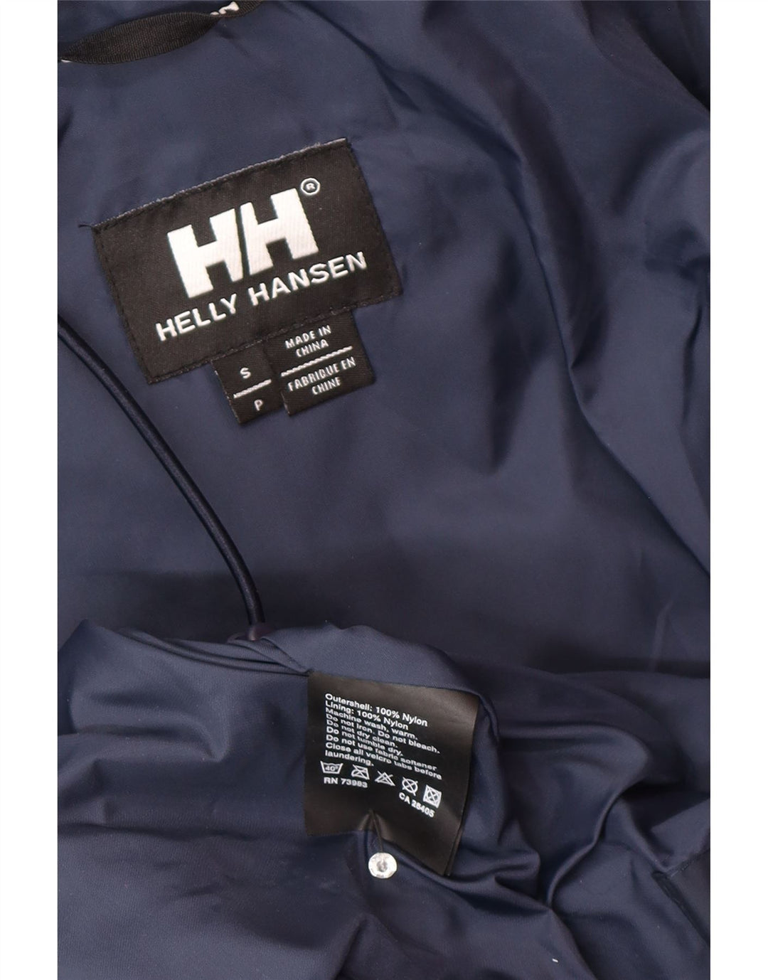 Helly Hansen Chaqueta cortavientos con capucha para hombre UK 36 Small Azul marino
