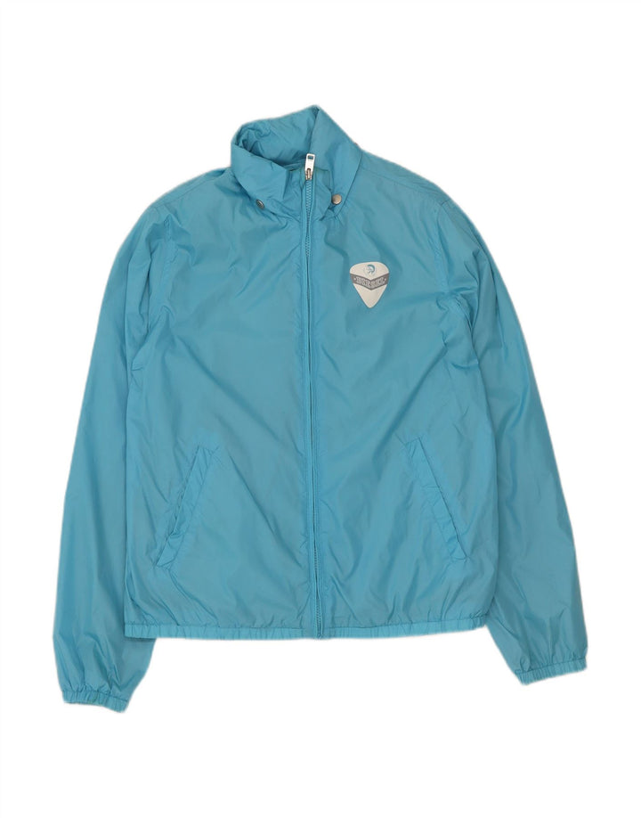 DIESEL Boys Graphic Windbreaker Jacket 15-16 Years Blue Nylon