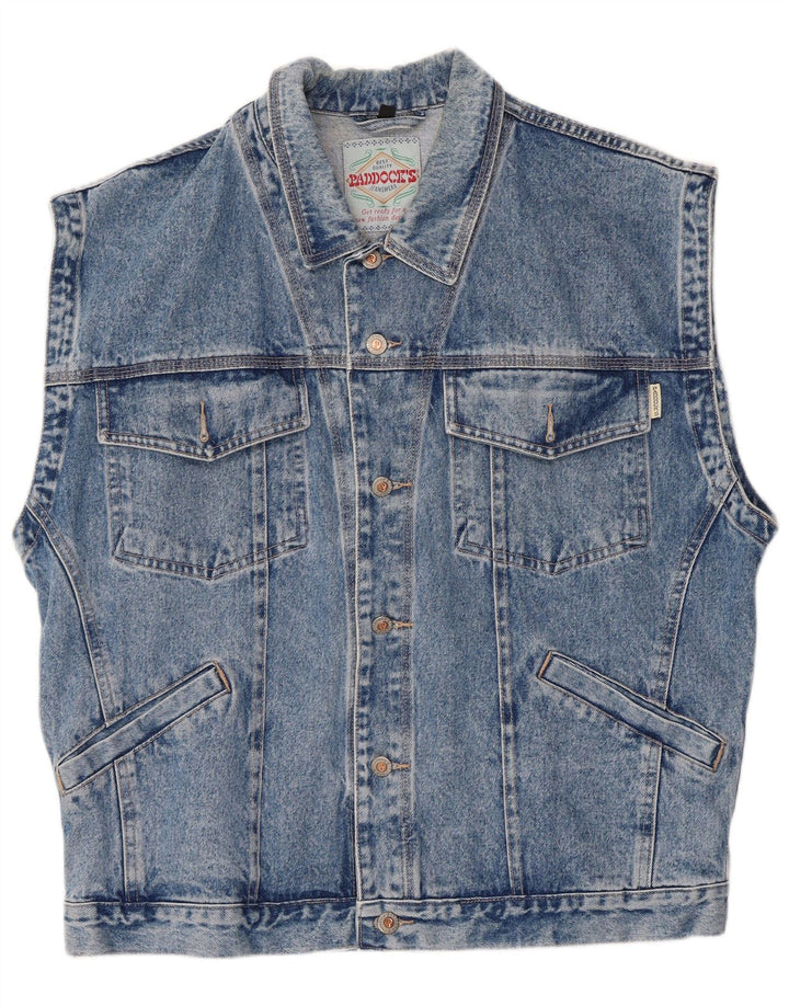 Paddock's Chaleco vaquero para hombre UK 42 XL Azul
