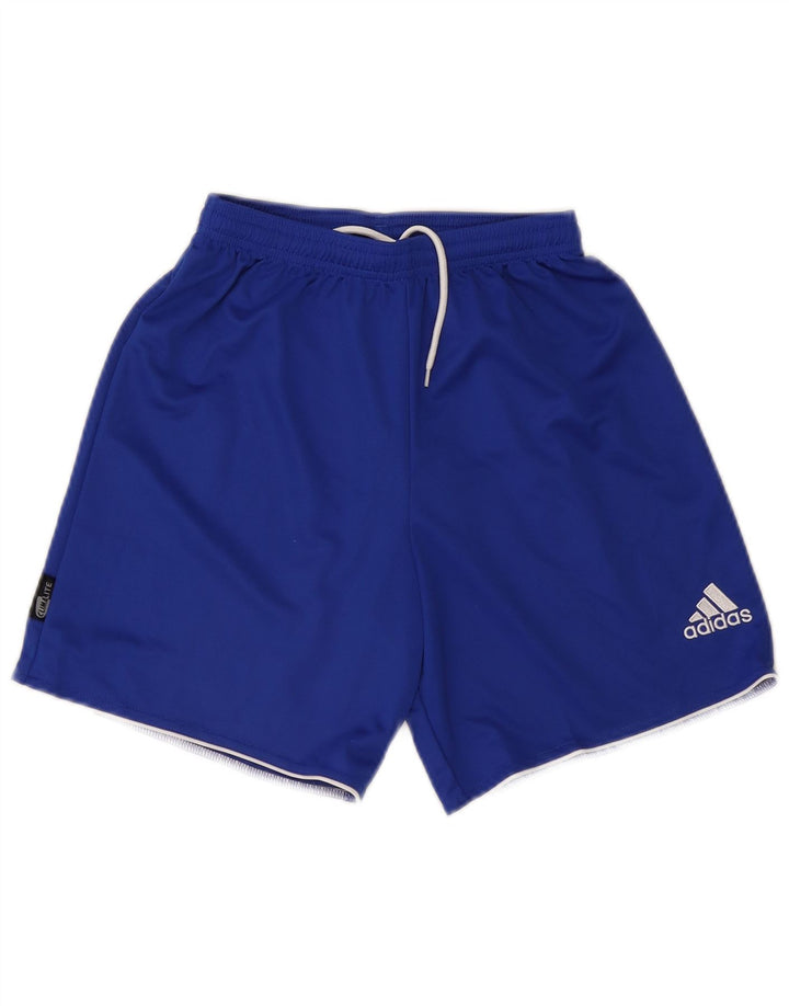 ADIDAS Pantalones cortos deportivos Climalite para mujer UK 6 XS Poliéster azul