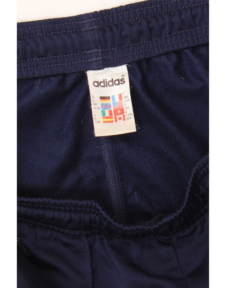 Adidas Pantalones de chándal para hombre UK 36/38 Small Azul marino Poliéster