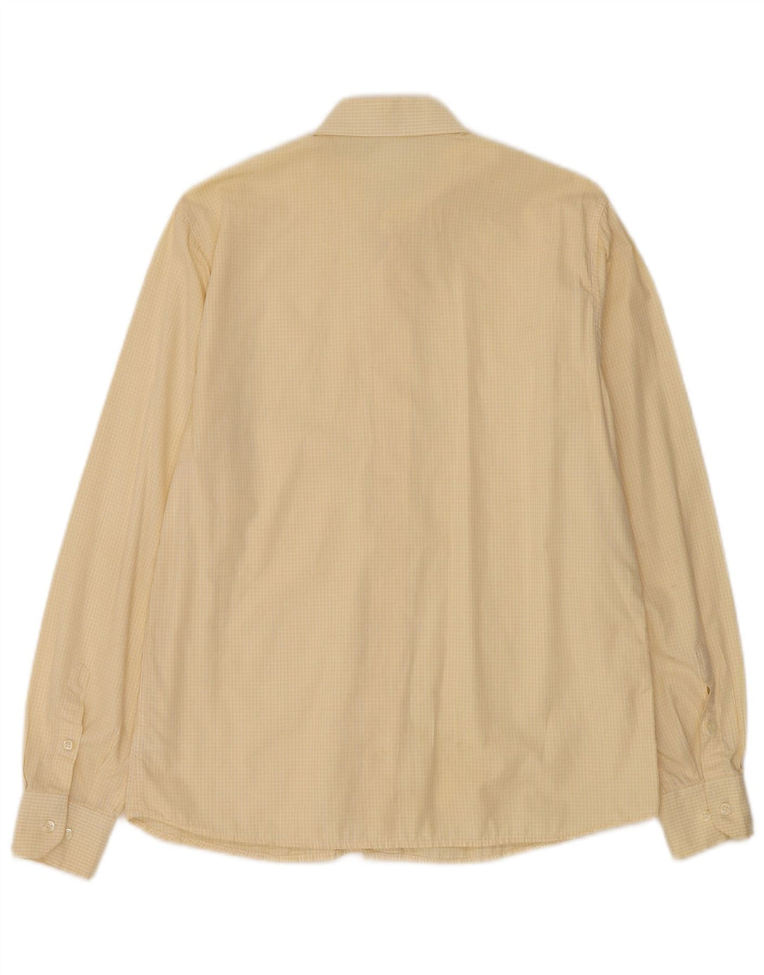 Emmanuel Schvili Camisa para hombre Talla 42 Grande Guinga amarilla
