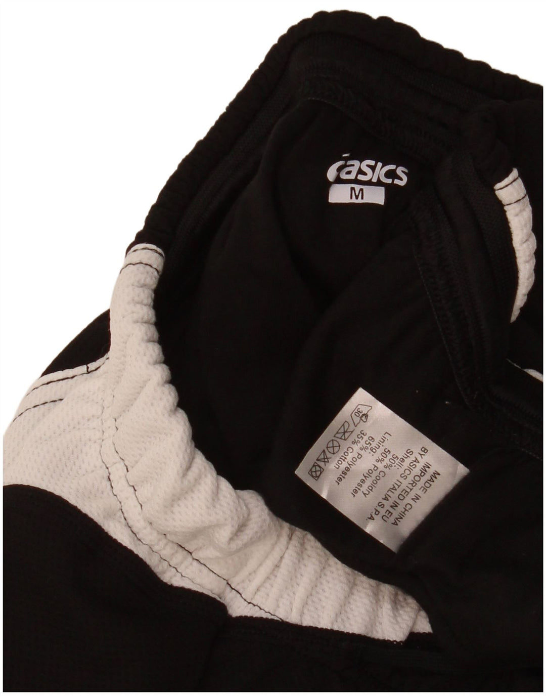 Asics Shorts deportivos gráficos para mujer UK 40 Mediano Negro Colorblock Poliéster