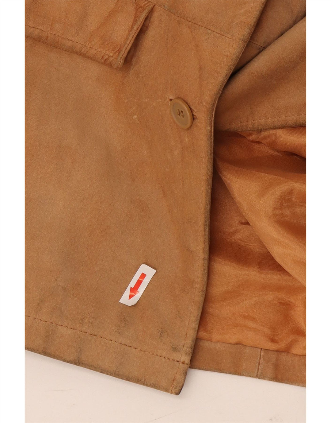 Chaqueta De Ante Mujer Conbipel IT 42 Cuero Marrón Medio