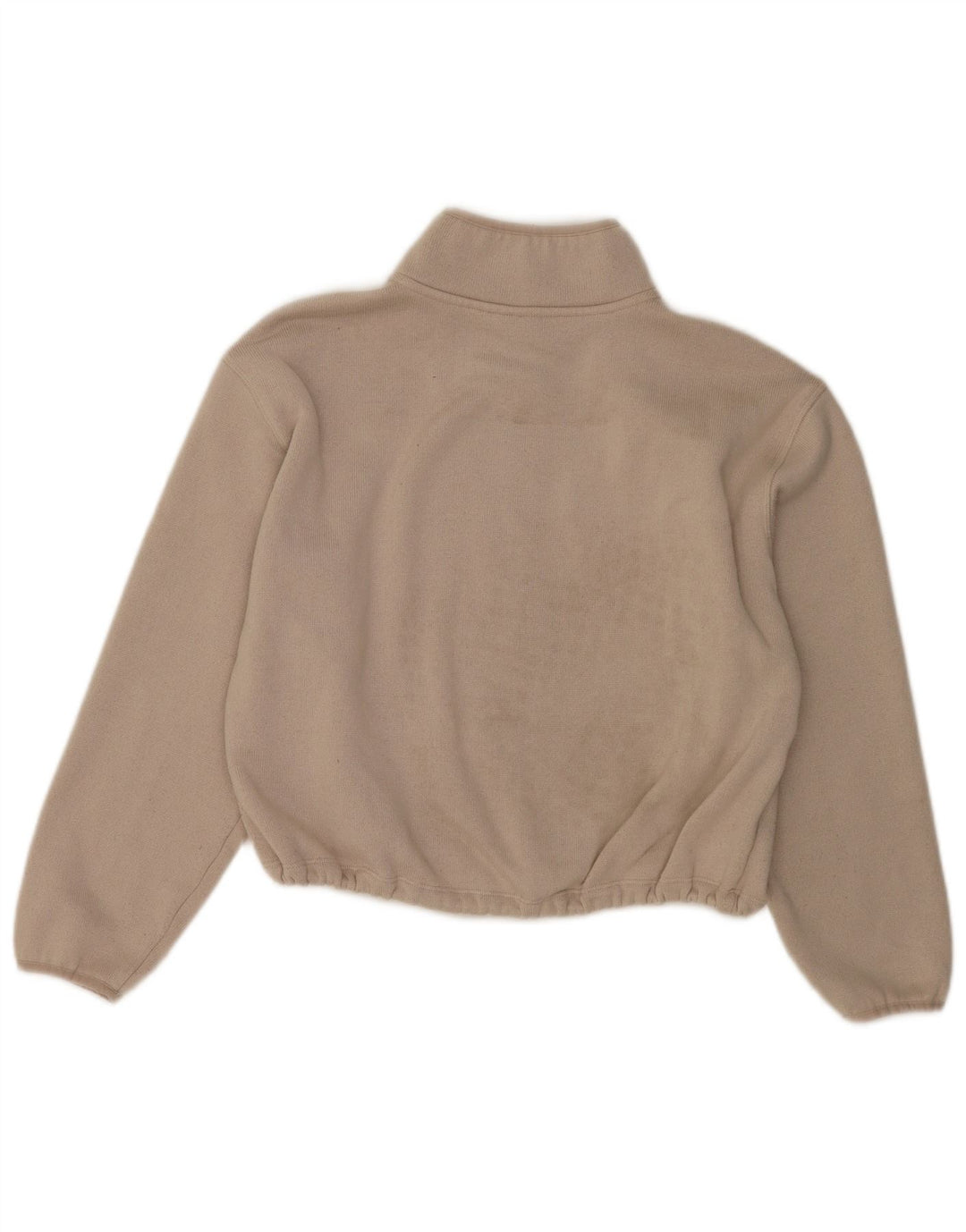Dkny - Sudadera extragrande con cuello y cremallera para mujer, talla XL, color blanco