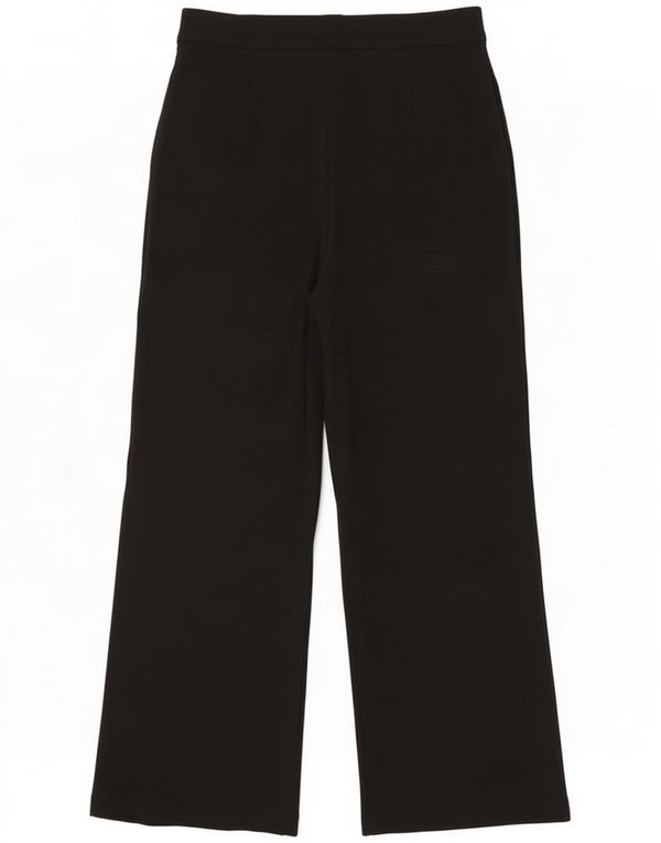 Marks & Spencer Pantalones casuales de cintura alta para mujer UK 40 Large W32 L29 Black