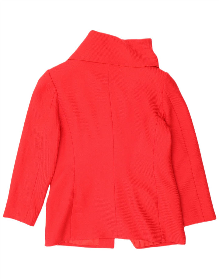 Luisa Spagnoli Chaqueta tipo blazer de 4 botones para mujer IT 46 Lana roja grande