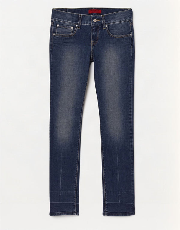 Levi's Mujer Patty Anne Slim Vaqueros Rectos W28 L31 Algodón Azul