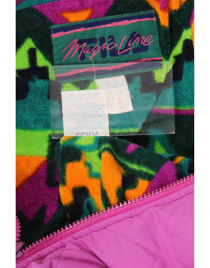 Fila Chaqueta acolchada Magic Line para hombre EU 50 Poliéster rosa grande