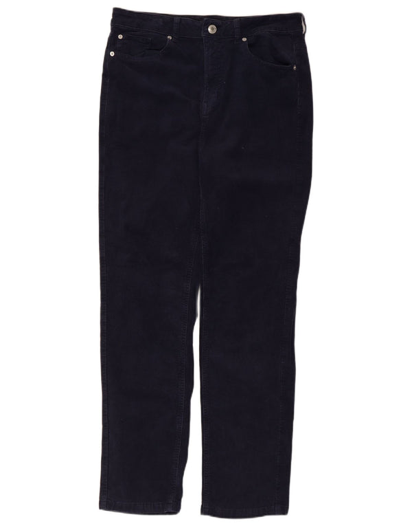 Marks & Spencer Pantalones de pana para mujer UK 40 Large W32 L28 Azul marino