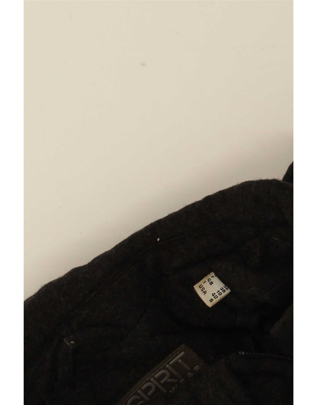 Esprit Chaqueta Acolchada Extragrande para Mujer UK 10 Small Nylon Negro