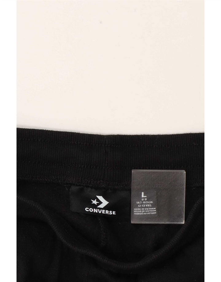 Converse Pantalones de chándal para niños Joggers 12-13 años Grande Negro