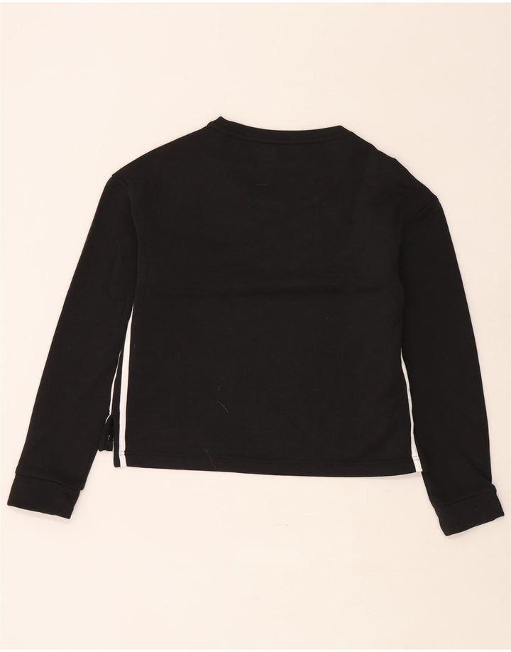 Adidas Sudadera para mujer Jumper UK 8/10 Small Negro Poliéster