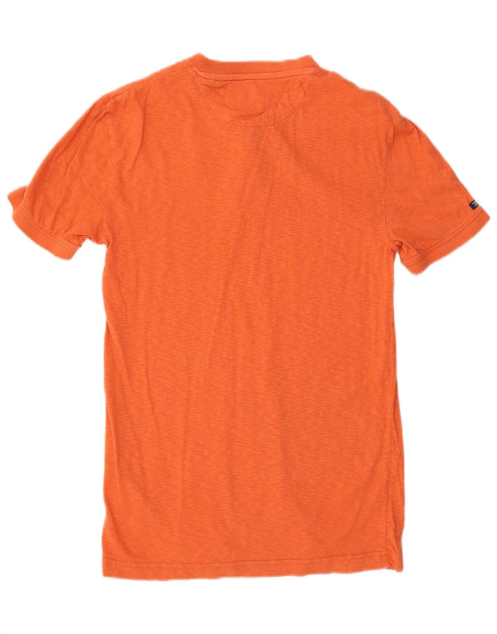Superdry Camiseta para hombre Top Medium Orange Cotton