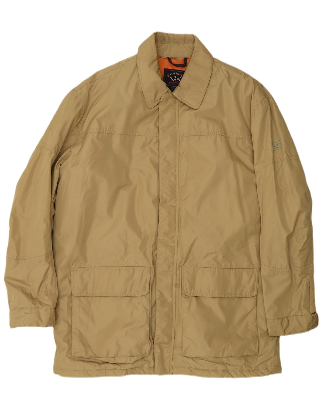 Paul & Shark Chaqueta utilitaria para hombre UK 42 XL Poliéster beige