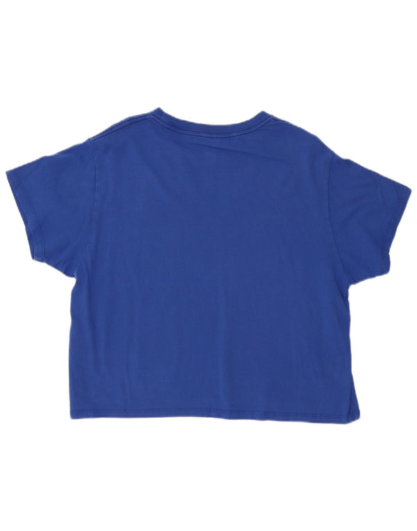 Levi's Camiseta gráfica para mujer UK 44 Azul medio Colorblock