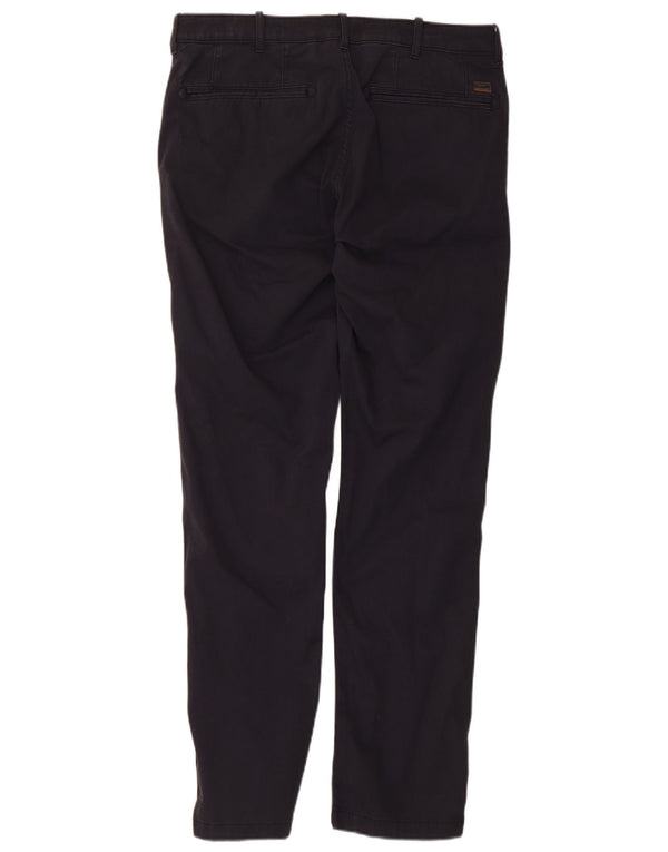 Pantalones chinos ajustados Wrangler para hombre W32 L32 Algodón azul marino