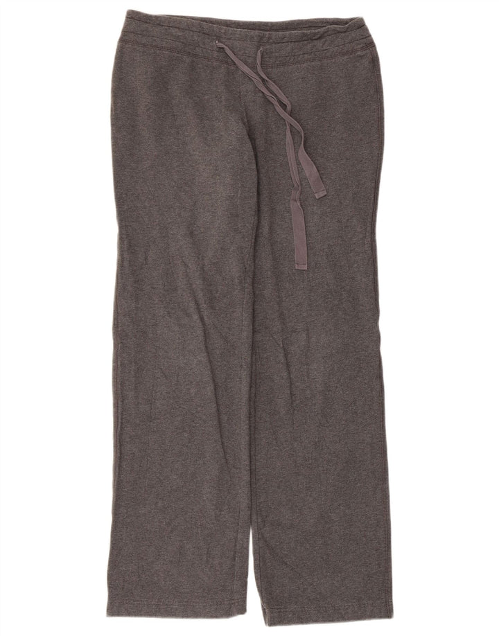 EDDIE BAUER Pantalones de chándal para mujer UK 10 Small Grey Cotton