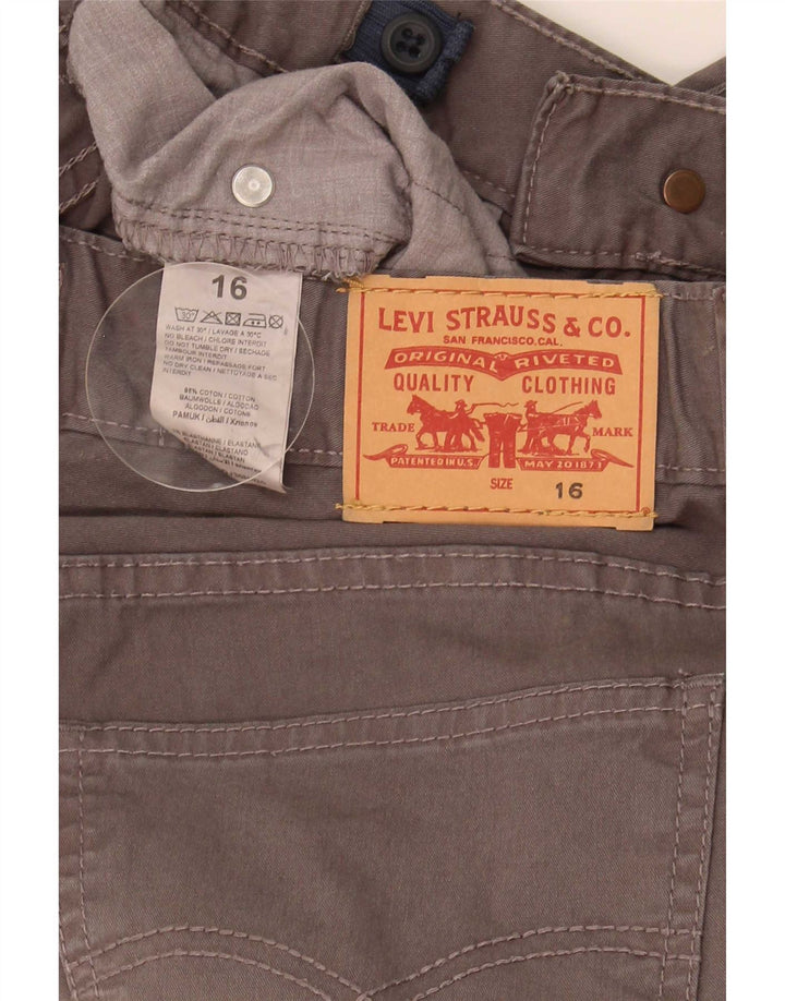 Levi's Bermudas cargo para niños 15-16 años W28 Algodón gris